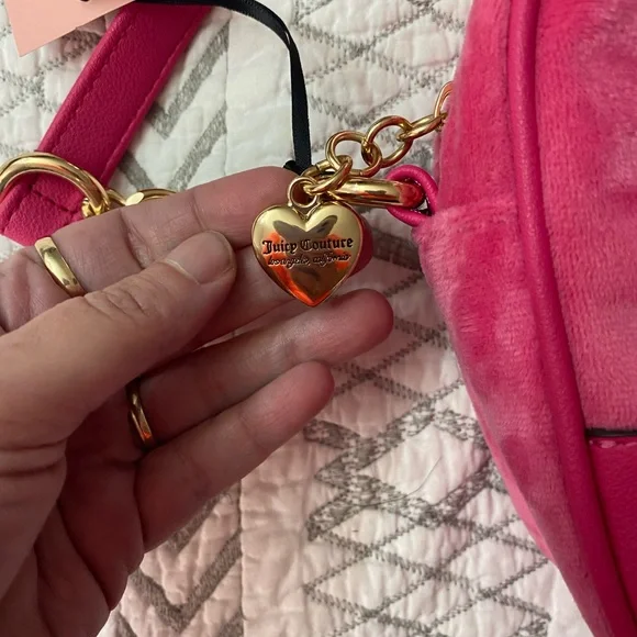 NWT Juicy Couture Pink Crossbody Bag - Picture 5 of 12